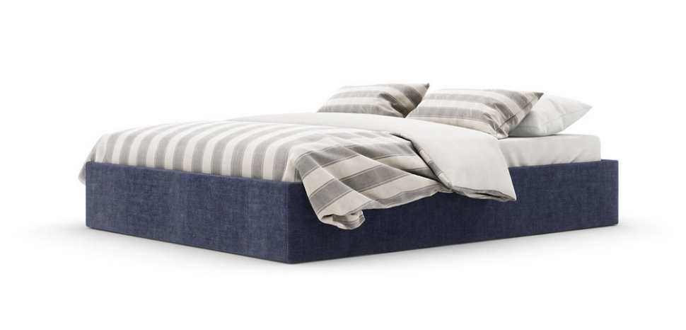 Letto con contenitore Sommier Skim della Linea Nidi